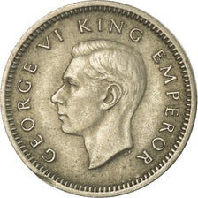 Münze, Neuseeland, George VI, 3 Pence, 1947, SS, Copper-nickel, KM:7a
