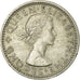 Moneda, Nueva Zelanda, Elizabeth II, 6 Pence, 1964, MBC, Cobre - níquel