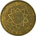 Munten, Marokko, Mohammed V, 50 Francs, 1951, Paris, ZF, Aluminum-Bronze, KM:51