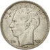 BELGIUM, 20 Francs, 20 Frank, 1935, KM #105, EF(40-45), Silver, 10.95