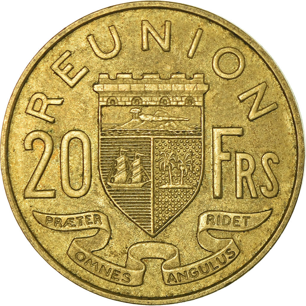 Münze, Réunion, 20 Francs, 1970, SS, Aluminum-Nickel-Bronze, KM:11a