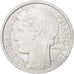 Coin, France, Morlon, 2 Francs, 1958, AU(55-58), Aluminum, KM:886a.1
