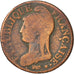 FRANCE, Dupré, 5 Centimes, 1800, Lille, KM #640.11, F(12-15), Bronze, Gadoury #.