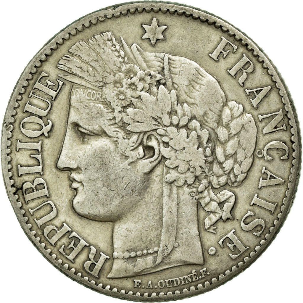 Monnaie, France, Cérès, 2 Francs, 1887, Paris, TB+, Argent, KM:817.1