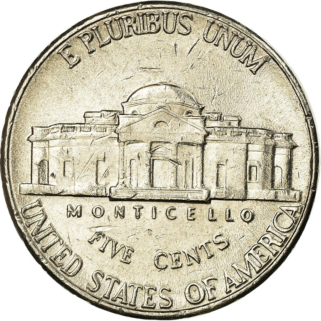Moneta, USA, Jefferson Nickel, 5 Cents, 1998, U.S. Mint, Philadelphia