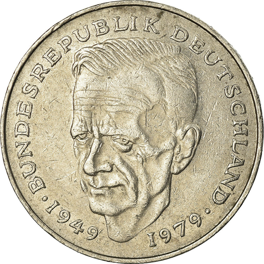 Coin, GERMANY - FEDERAL REPUBLIC, 2 Mark, 1985, Hambourg, EF(40-45)