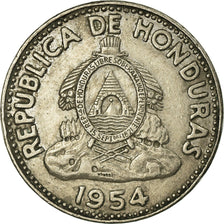 Moneda, Honduras, 5 Centavos, 1954, MBC, Cobre - níquel, KM:72.2