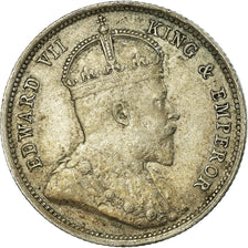 Moneta, AFRICA ORIENTALE, Edward VII, 50 Cents, 1910, BB, Argento, KM:4