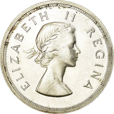 Coin, South Africa, Elizabeth II, 5 Shillings, 1954, EF(40-45), Silver, KM:52