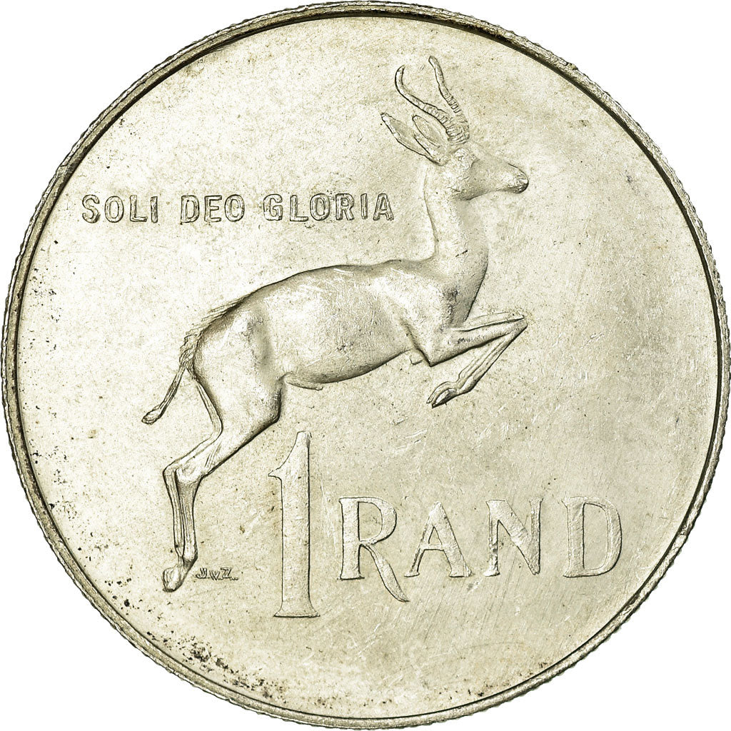Coin, South Africa, Rand, 1967, EF(40-45), Silver, KM:72.2