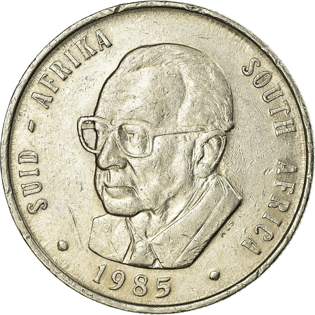 Coin, South Africa, Rand, 1985, EF(40-45), Nickel, KM:117