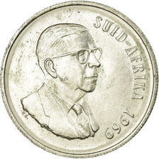 Coin, South Africa, Rand, 1969, EF(40-45), Silver, KM:80.2