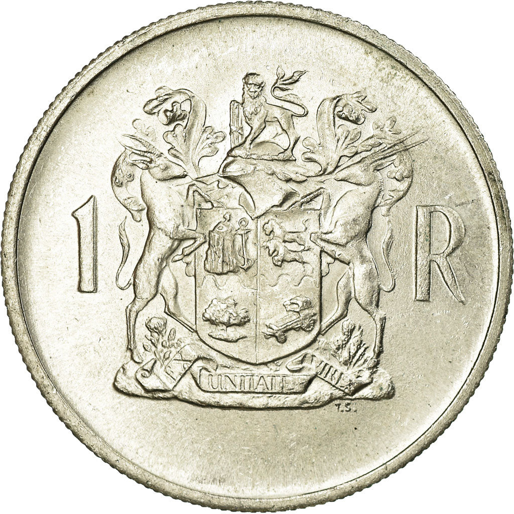 Coin, South Africa, Rand, 1969, EF(40-45), Silver, KM:80.2