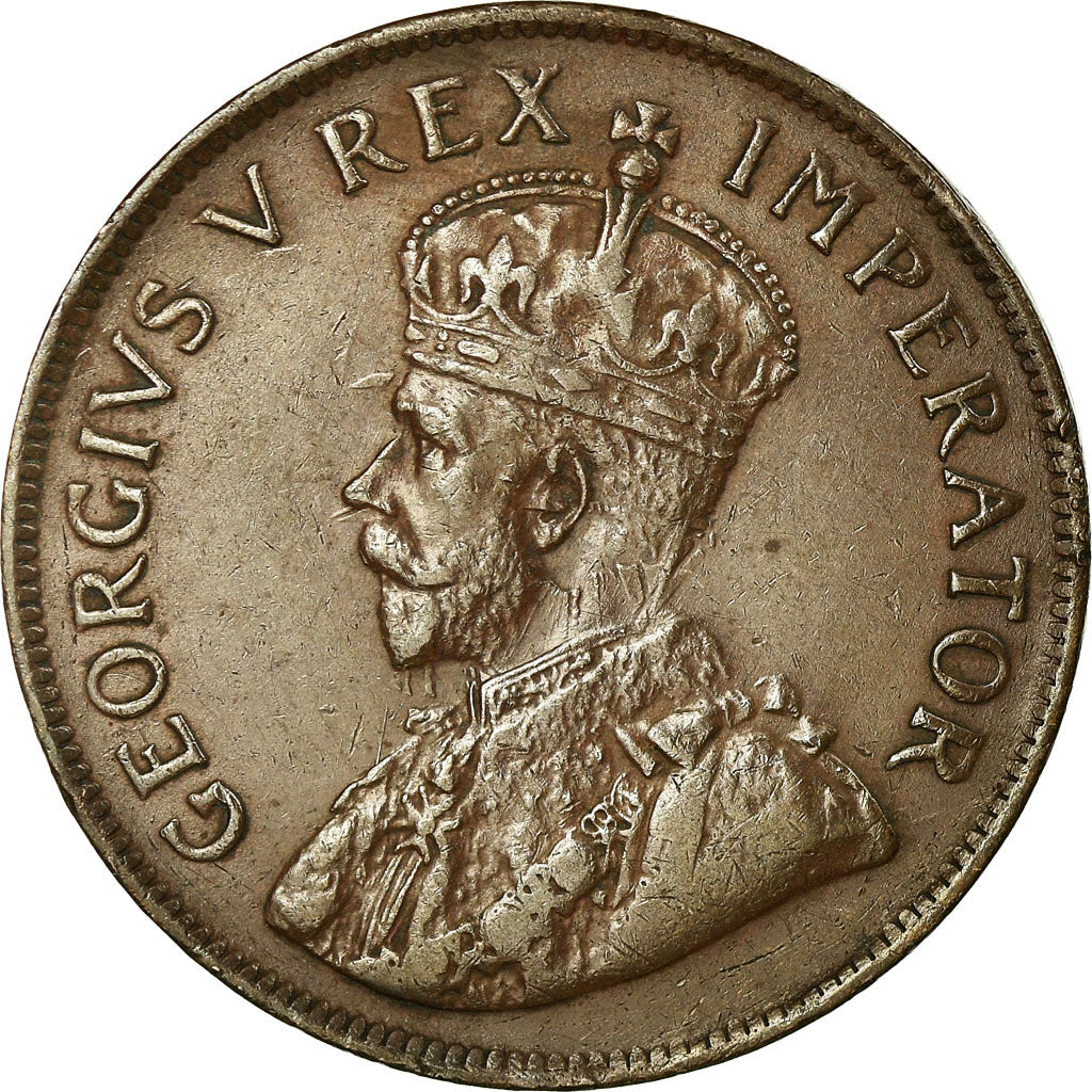 Münze, Südafrika, George V, Penny, 1928, SS, Bronze, KM:14.2