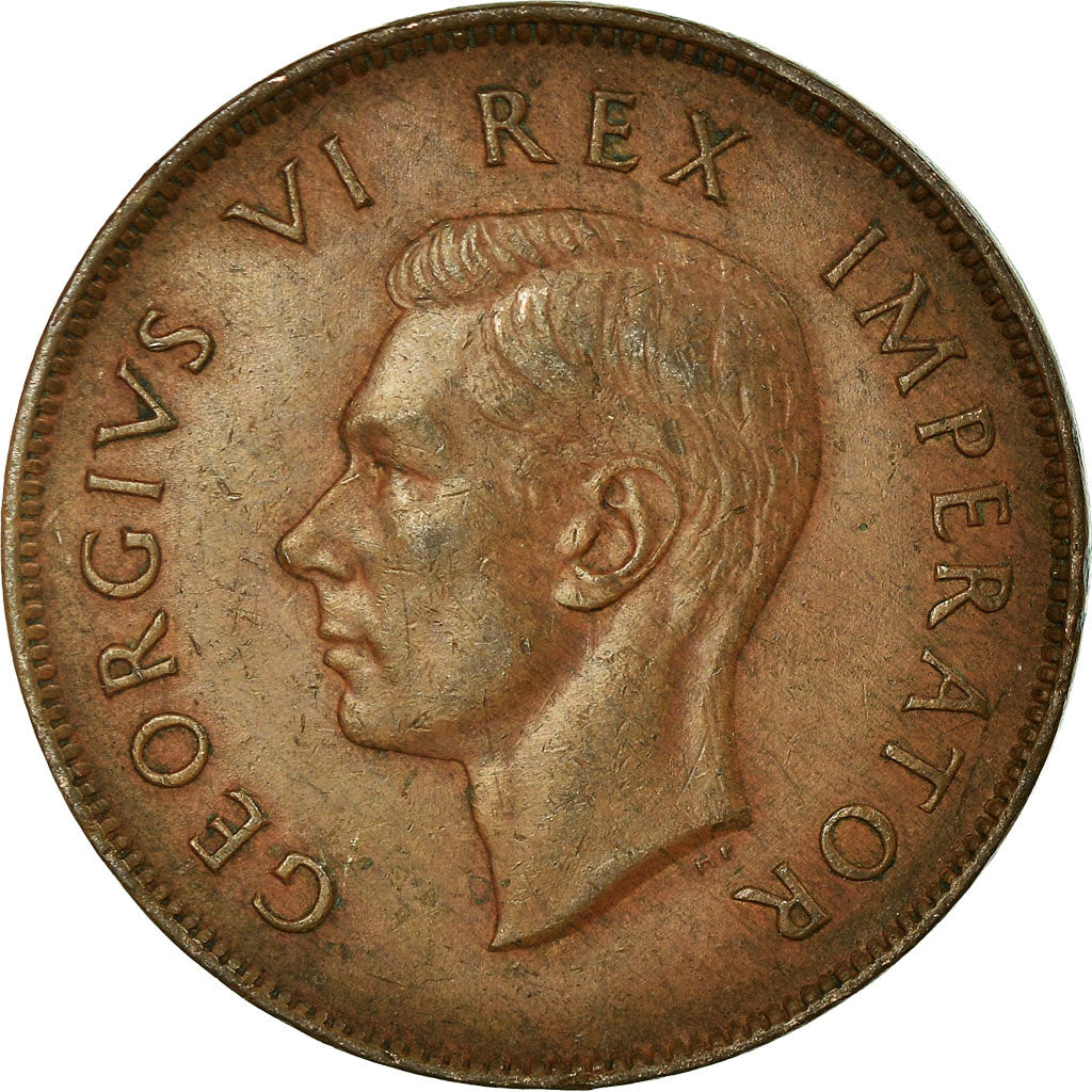 Münze, Südafrika, George VI, Penny, 1944, SS, Bronze, KM:25