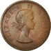Moneta, Sudafrica, Elizabeth II, Penny, 1955, BB, Bronzo, KM:46