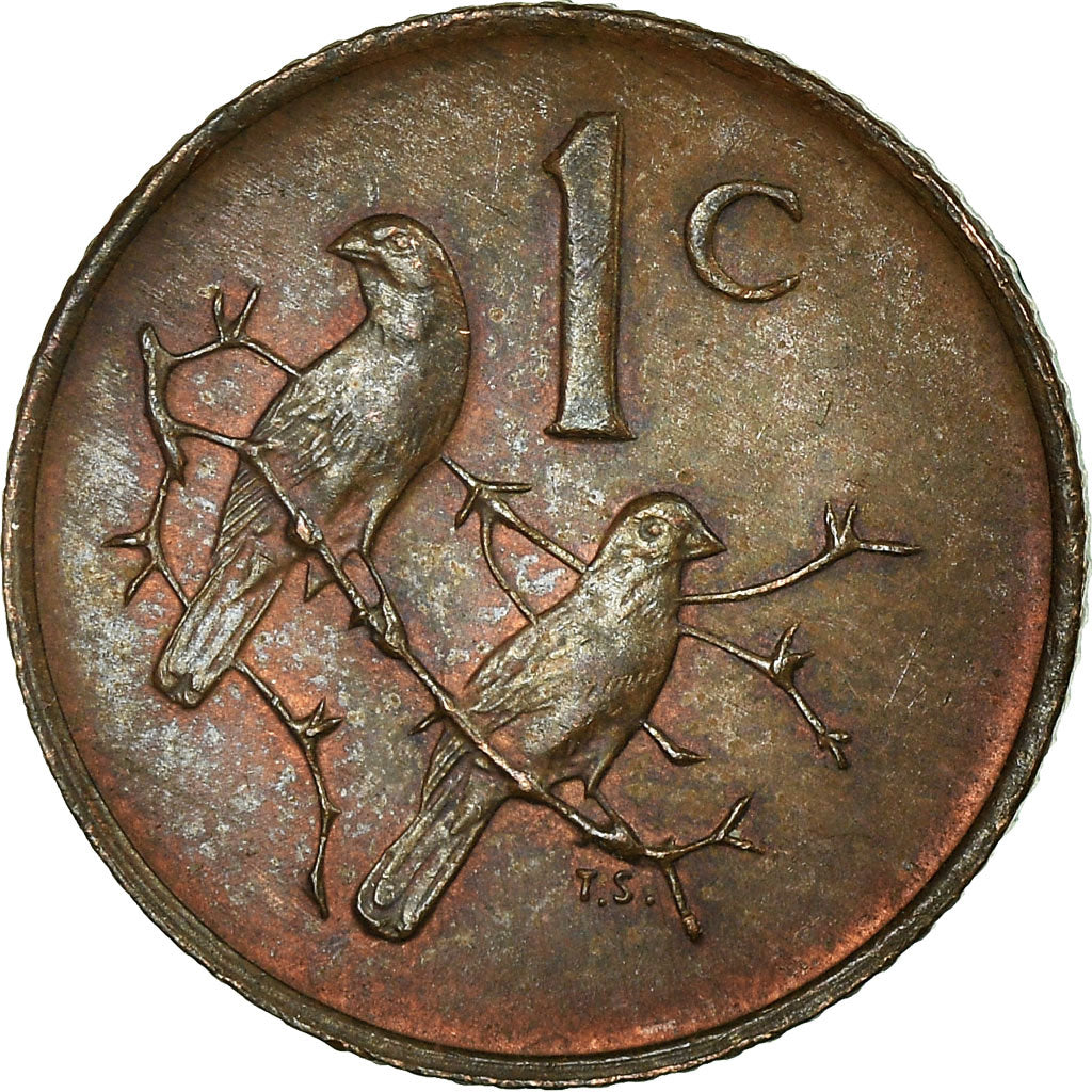 Coin, South Africa, Cent, 1969, EF(40-45), Bronze, KM:65.2