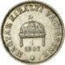 Münze, Ungarn, Franz Joseph I, 20 Fillér, 1907, Kormoczbanya, SS, Nickel