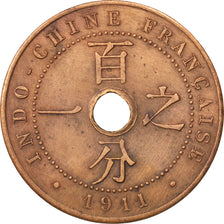 Indochine, 1 Cent 1911 A, KM 12.1