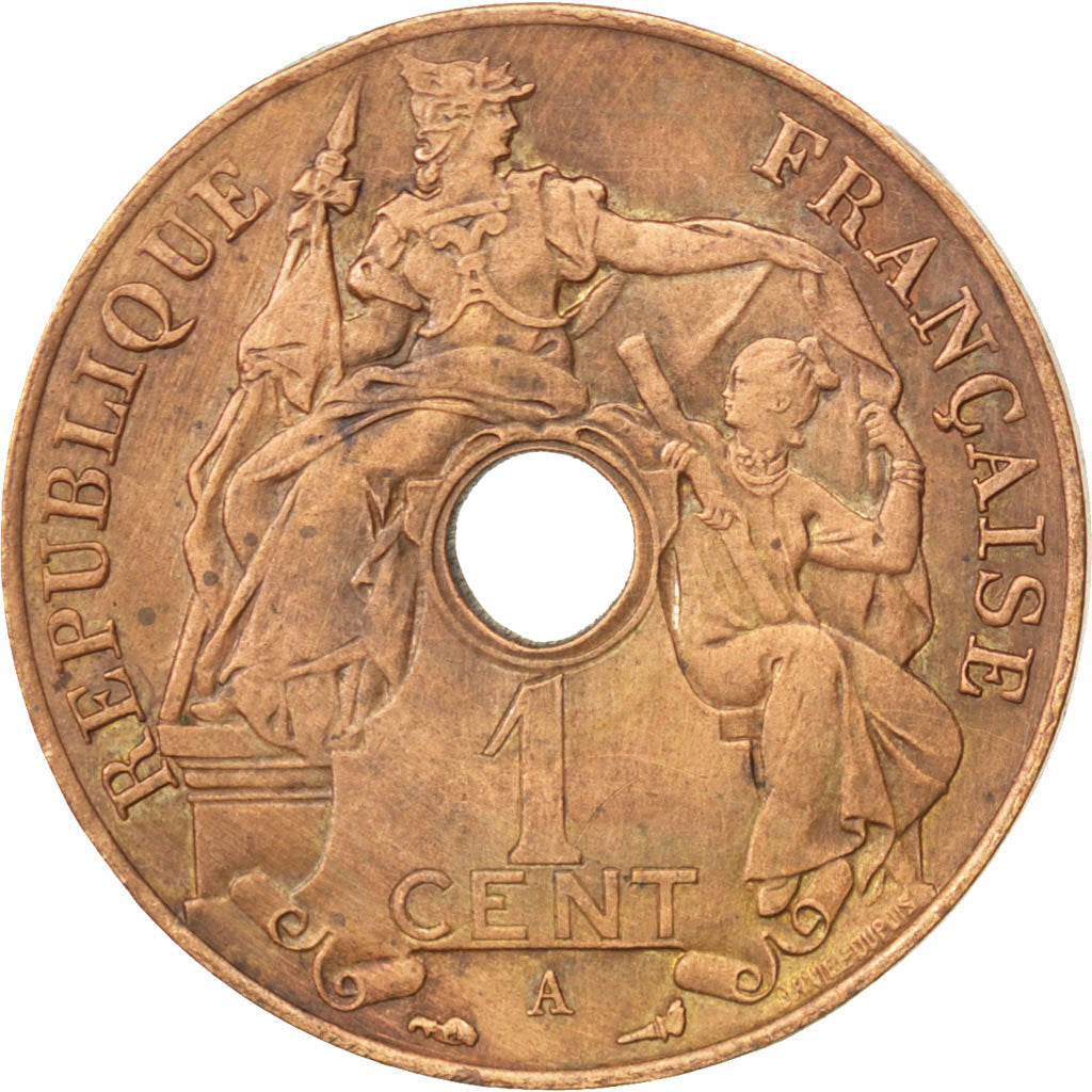 Indochine, 1 Cent 1911 A, KM 12.1