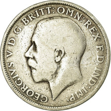 Coin, Great Britain, George V, Florin, Two Shillings, 1916, VF(20-25), Silver