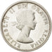 CANADA, Dollar, 1961, Royal Canadian Mint, KM #54, AU(55-58), Silver, 36, 23.13