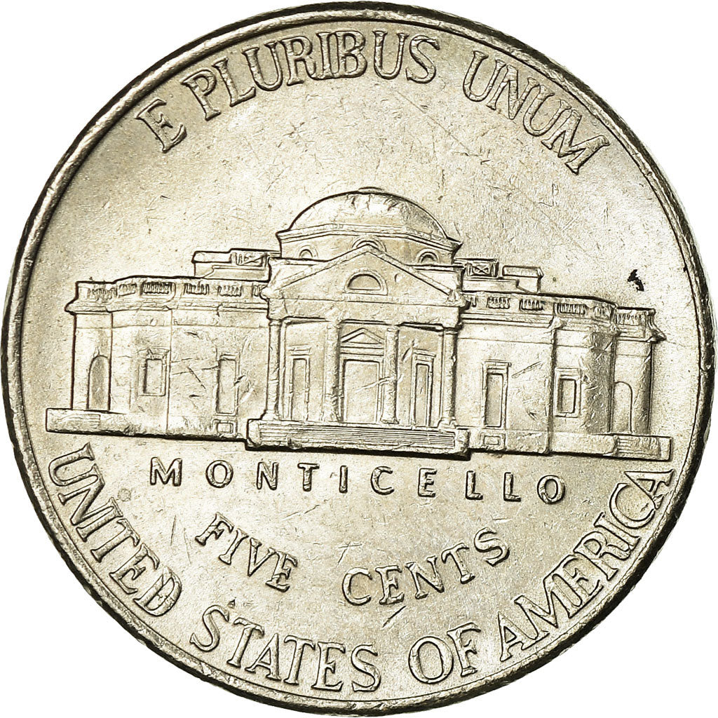 Monnaie, États-Unis, Jefferson Nickel, 5 Cents, 1999, U.S. Mint, Philadelphie