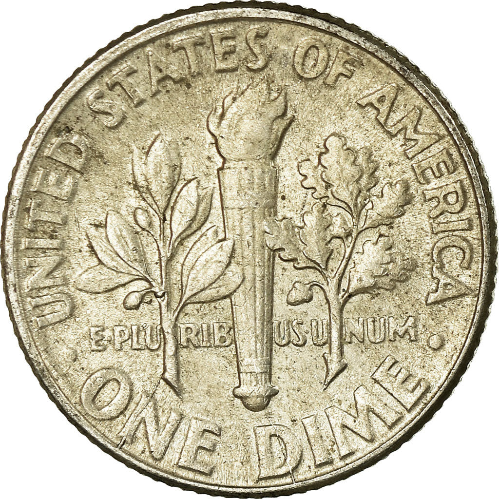 Coin, United States, Roosevelt Dime, Dime, 1945, U.S. Mint, Philadelphia