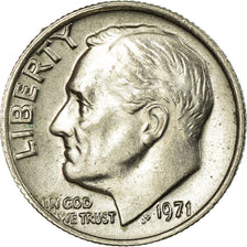 Moneta, Stati Uniti, Roosevelt Dime, Dime, 1971, U.S. Mint, Philadelphia, SPL-