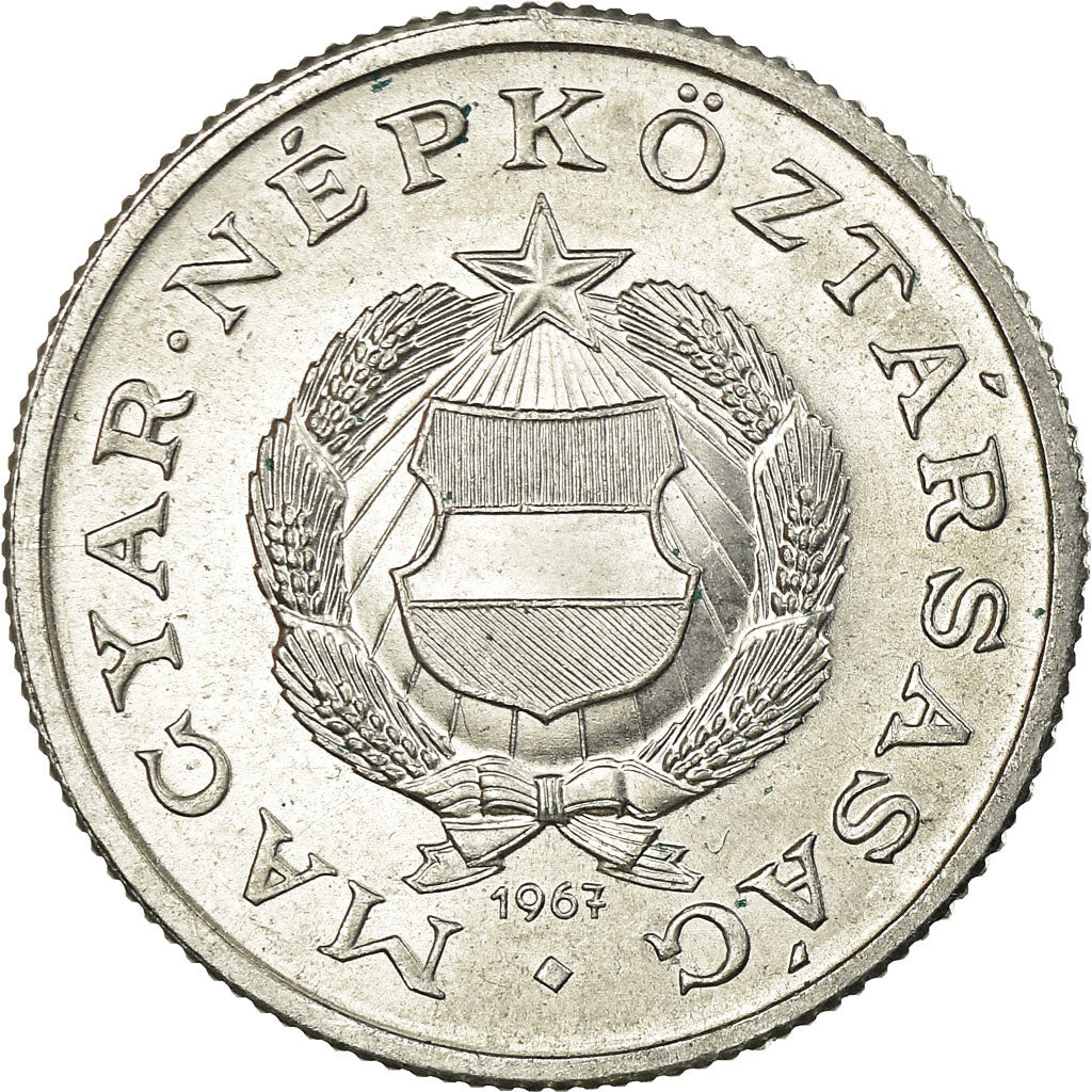 Moneta, Węgry, Forint, 1967, AU(55-58), Aluminium, KM:575