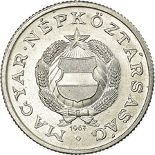 Coin, Hungary, Forint, 1967, AU(55-58), Aluminum, KM:575