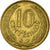 Moneda, Uruguay, 10 Centesimos, 1960, MBC, Níquel - latón, KM:39