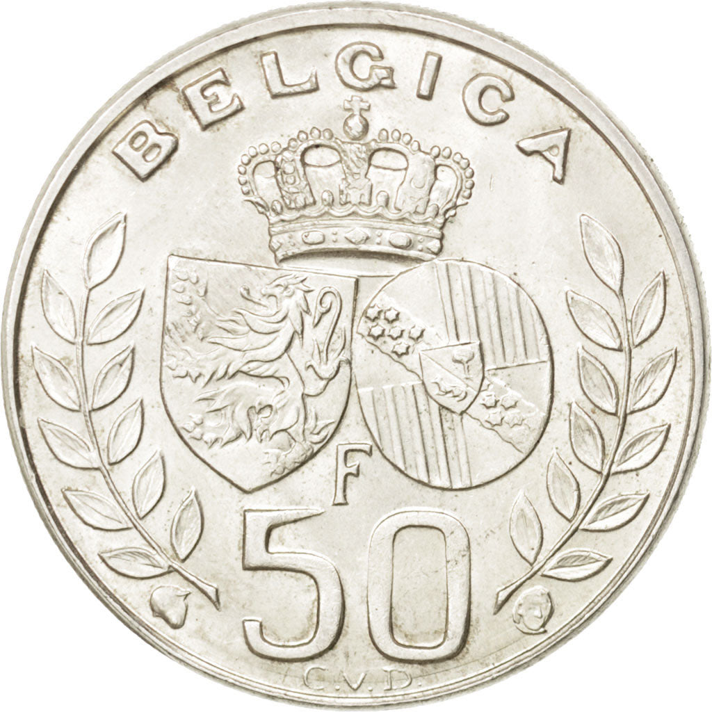 Belgique, Baudouin Ier, 50 Francs 1960, KM 152.1