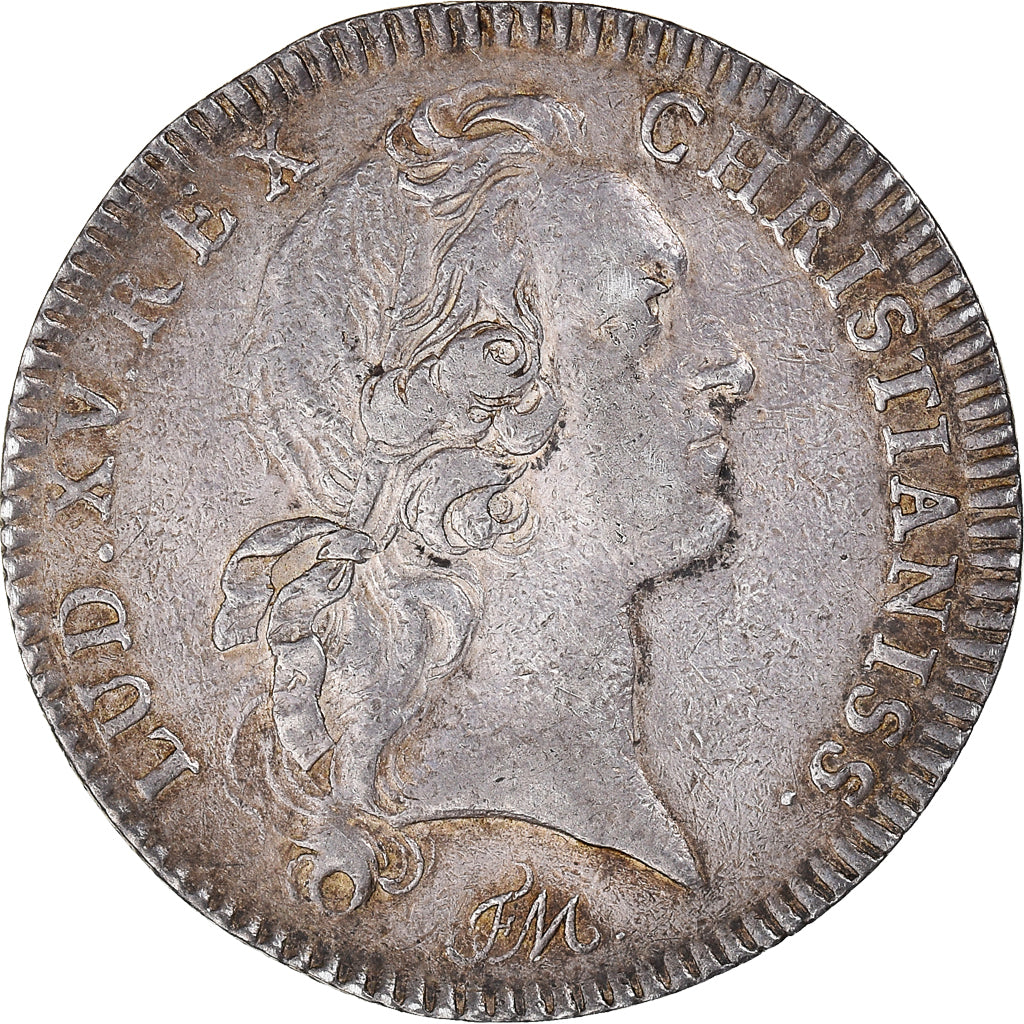 França, Token, Luís XV, Corporations, Perruquiers et Barbiers, 1719