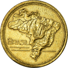 Coin, Brazil, Cruzeiro, 1944, EF(40-45), Aluminum-Bronze, KM:558