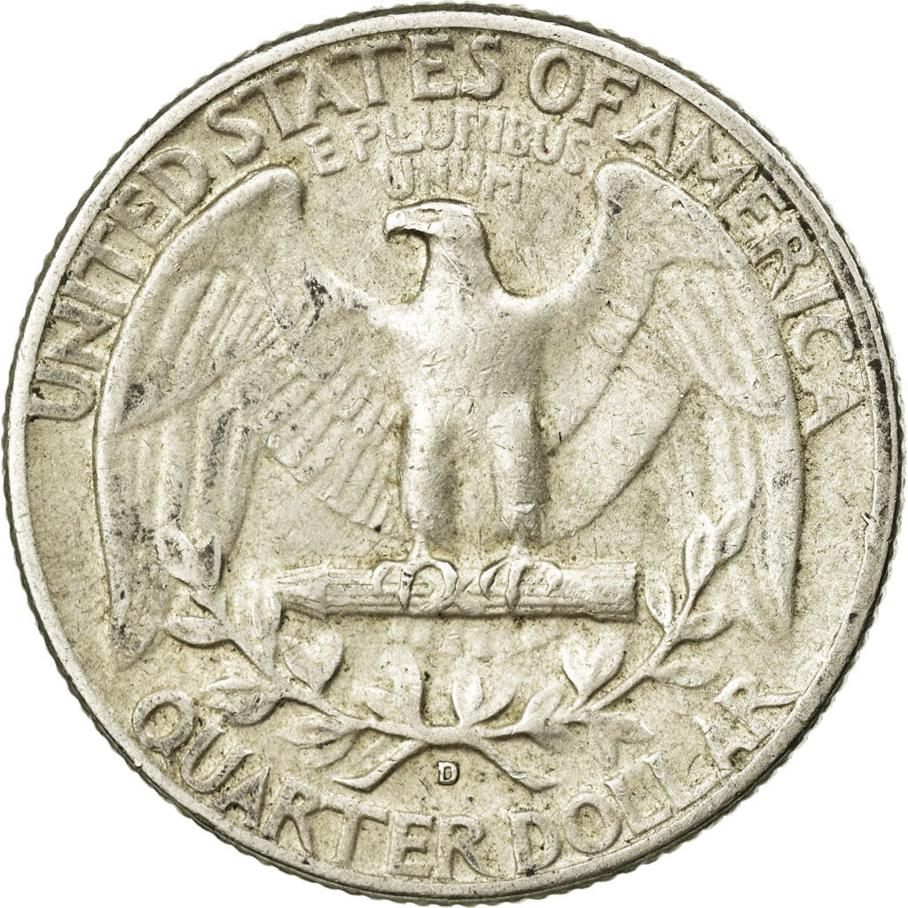 Coin, United States, Washington Quarter, Quarter, 1964, U.S. Mint, Denver