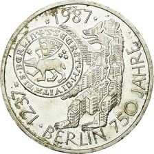 Coin, GERMANY - FEDERAL REPUBLIC, 10 Mark, 1987, Hamburg, Germany, AU(50-53)