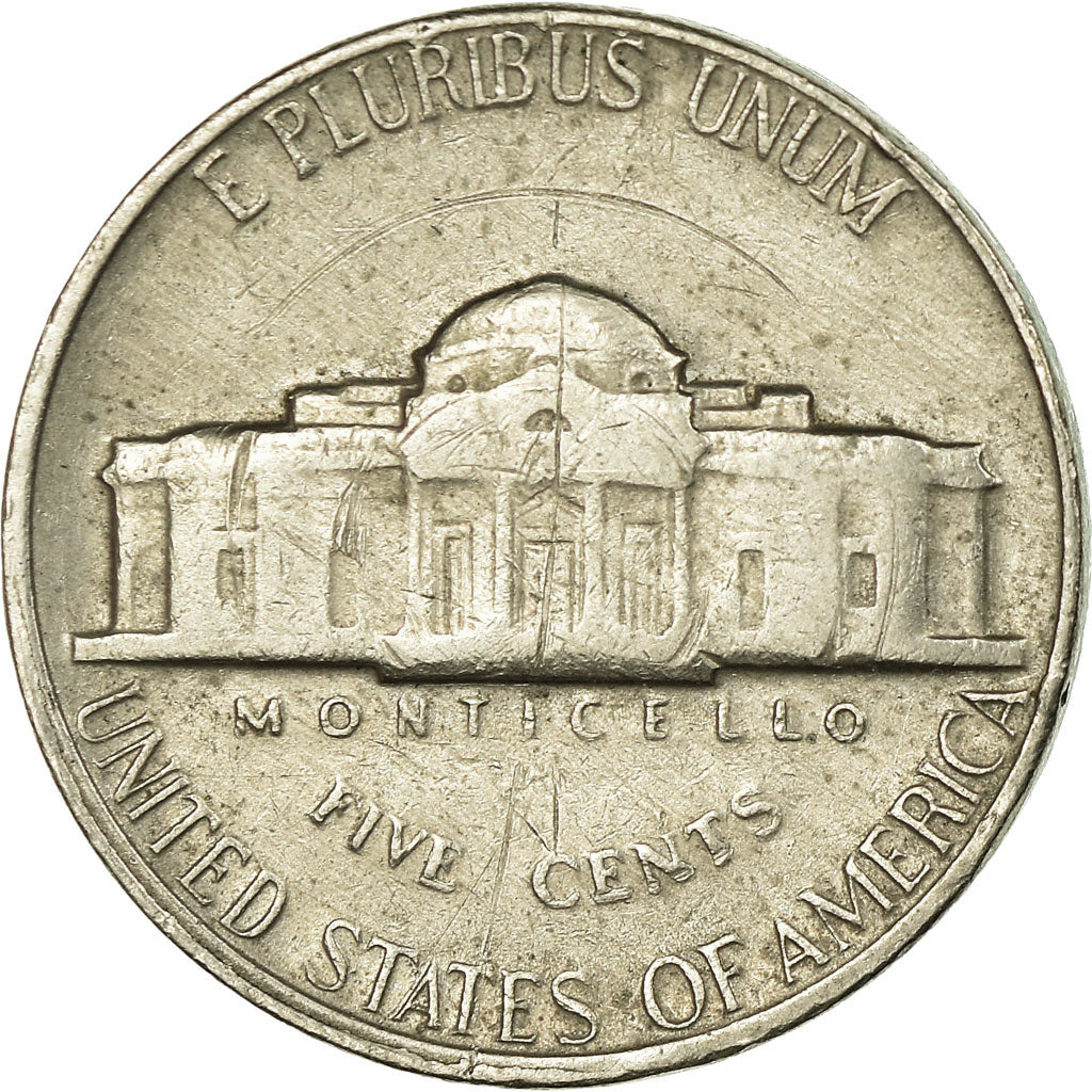 Monnaie, États-Unis, Jefferson Nickel, 5 Cents, 1968, U.S. Mint, Denver, TTB
