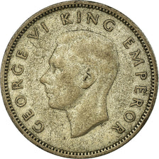 Münze, Neuseeland, George VI, Shilling, 1946, S+, Silber, KM:9