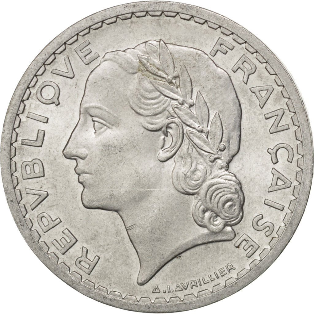 Gouvernement Provisoire, 5 Francs Lavrillier 1946 B, KM 888b.2