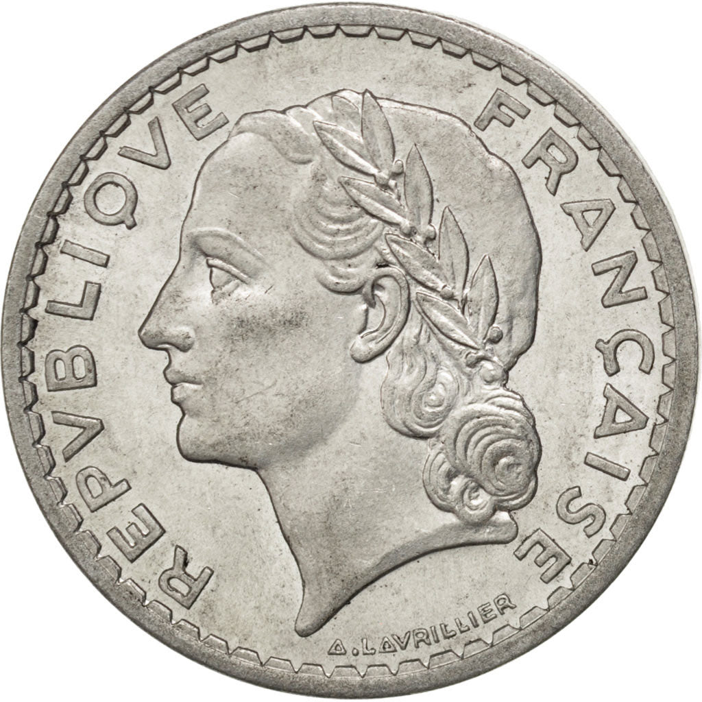 FRANCE, Lavrillier, 5 Francs, 1946, Beaumont - Le Roger, KM #888b.2, EF(40-45),.