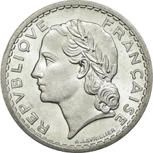 Coin, France, Lavrillier, 5 Francs, 1946, Beaumont le Roger, AU(55-58)