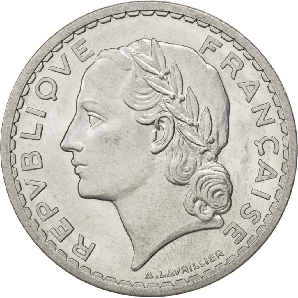 FRANCE, Lavrillier, 5 Francs, 1946, Beaumont - Le Roger, KM #888b.2, AU(55-58),.