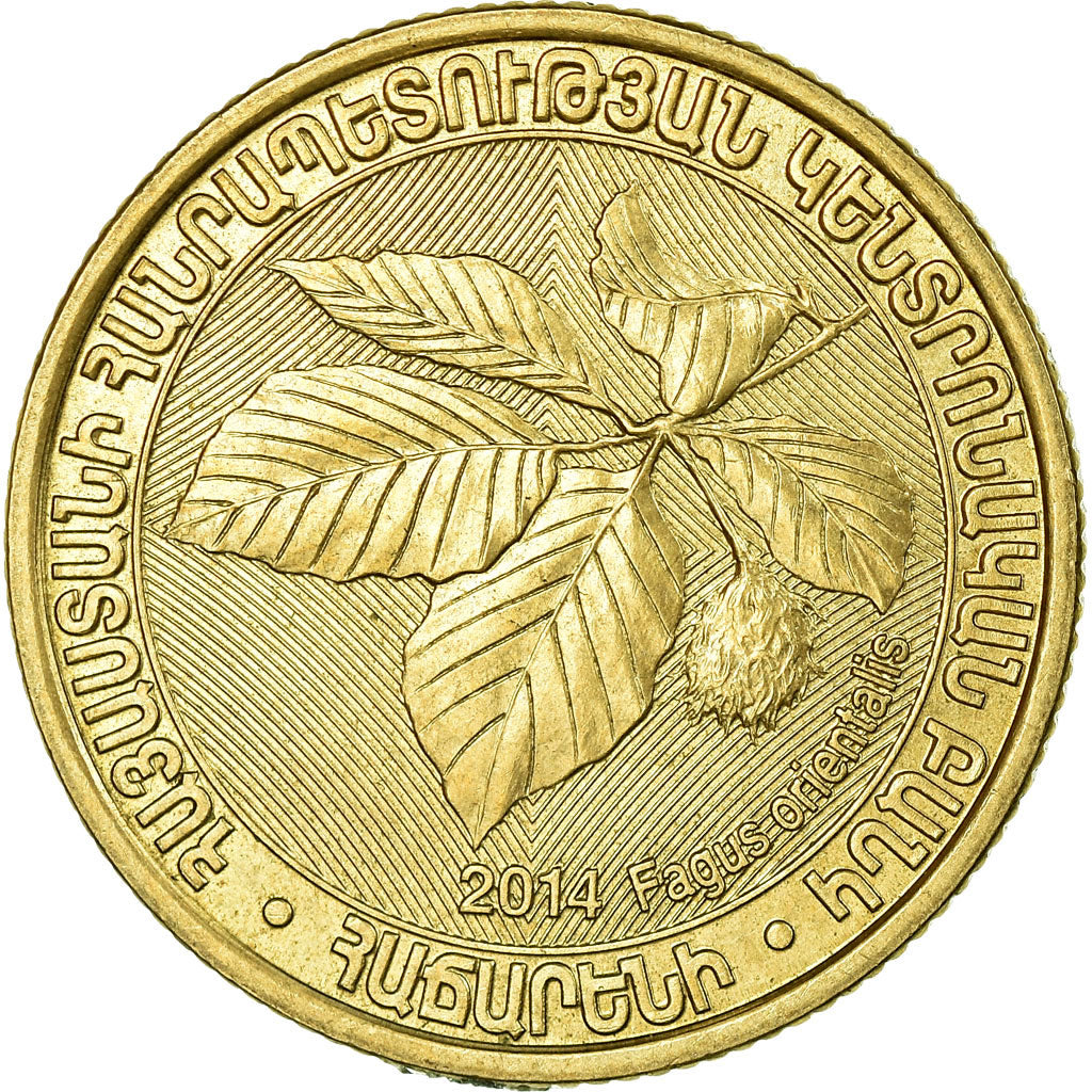 Coin, Armenia, 200 Dram, 2014, EF(40-45), Brass, KM:285