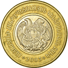 Coin, Armenia, 500 Dram, 2003, EF(40-45), Bi-Metallic, KM:97