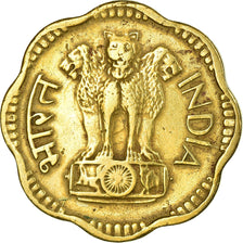 Coin, INDIA-REPUBLIC, 10 Paise, 1970, EF(40-45), Nickel-brass, KM:26.3