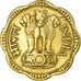 Coin, INDIA-REPUBLIC, 10 Paise, 1970, EF(40-45), Nickel-brass, KM:26.3