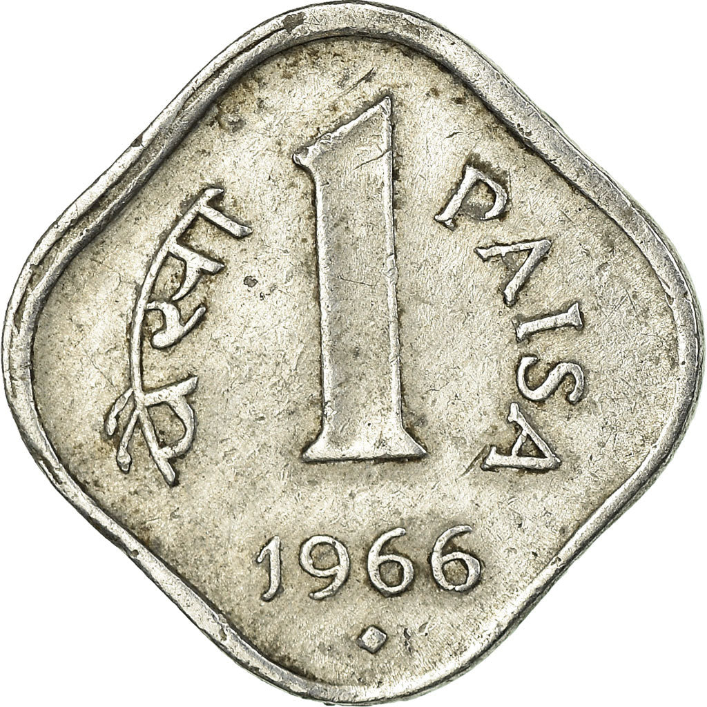 Moneta, REPUBBLICA DELL’INDIA, Paisa, 1966, BB, Alluminio, KM:10.1