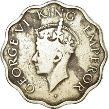 Coin, INDIA-BRITISH, George VI, Anna, 1940, VF(30-35), Copper-nickel, KM:536