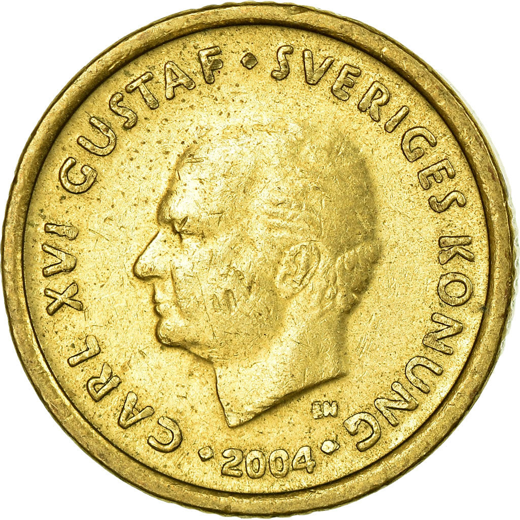 Monnaie, Suède, Carl XVI Gustaf, 10 Kronor, 2004, Eskilstuna, TTB